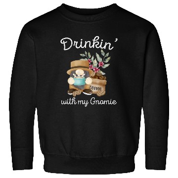 Discover Coffee Gnome Drinking Funny Gnome Lover Sweatshirts
