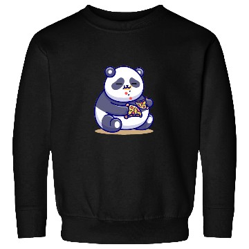 Discover Panda eating a Pizza Sweatshirts