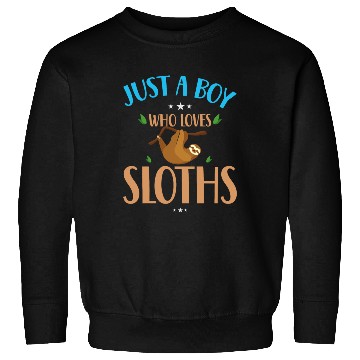 Discover Sloth Sloths, Boy, Trees Sweatshirts