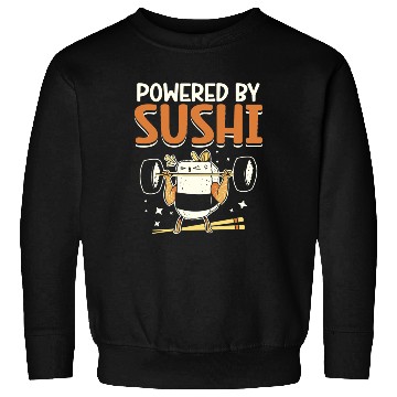 Discover Powered By Sushi Lover Japan Japanese Food Sweatshirts