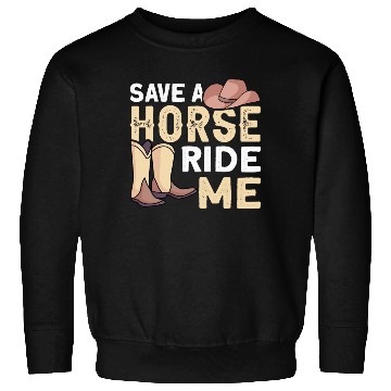 Discover Horse Ride Cowboy Sweatshirts