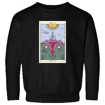 Discover Strength Tarot card fortune telling Strength Tarot Sweatshirts