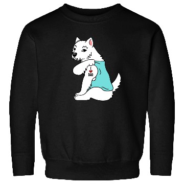 Discover I Love Dad Westie Sweatshirts