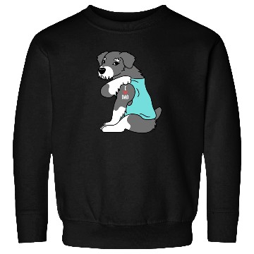 Discover I Love Dad Schnauzer Sweatshirts