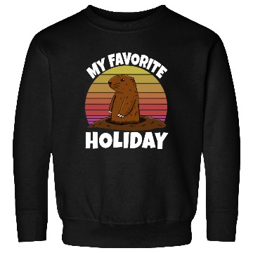 Discover My Favourite Holiday Groundhog Sweatshirts