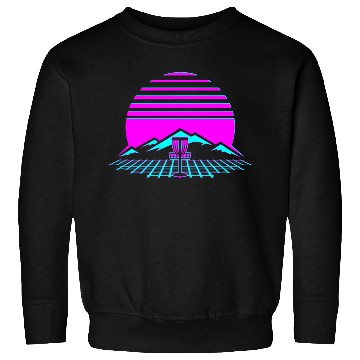 Discover Disc Golf Retro Vintage 80s Style Sweatshirts