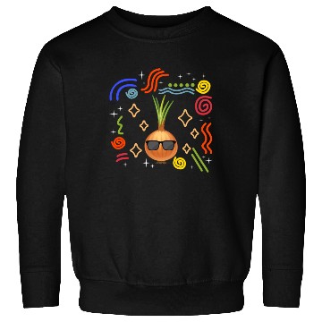 Discover Onion Vegetable Sweatshirts, Onion Wearing Sunglasses