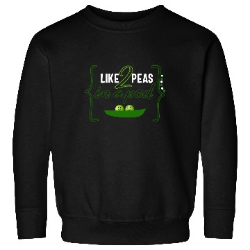 Discover Peas Vegetable Sweatshirts, Like 2 Peas In Pod,
