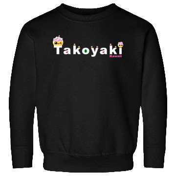 Discover Kawaii Takoyaki Cute Japanese Food Vintage Design Sweatshirts