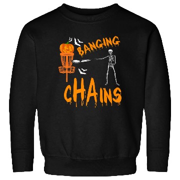 Discover Halloween Funny Disc Golf Frolf skeleton Costume Sweatshirts