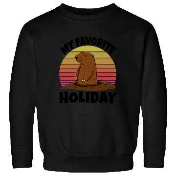 Discover My Favourite Holiday Groundhog Sweatshirts