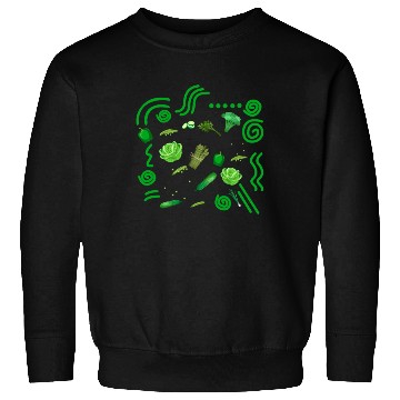 Discover Vegetables Sweatshirts, Green Vegetables Sweatshirts, Vegan