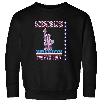 Discover Pattern flag Independence Since 1776 Fourth July Sweatshirts