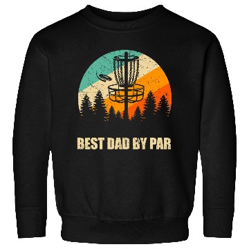 Discover Retro Disc Golf Best Dad Sweatshirts Sunset Vintage