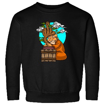 Discover Miniature Trees Bonsai Middle Finger Sweatshirts