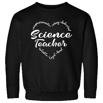 Discover Science teacher with heart design Sweatshirts