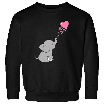 Discover Grey Elephant with love Sweatshirts