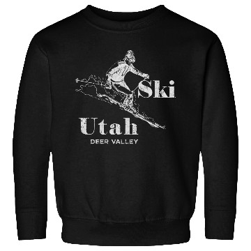 Discover Utah Skiing Deer Valley Ski Sweatshirts