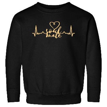 Discover Soulmate Valentinsday heartbeat Sweatshirts