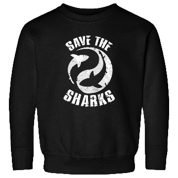 Discover Save The Sharks Protect Ocean Scuba Diving Sweatshirts