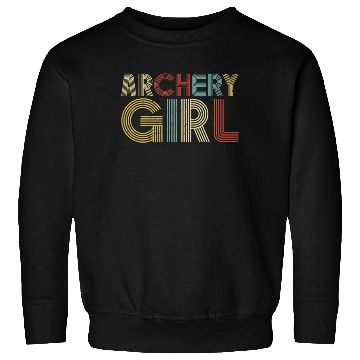 Discover Archery Bow Archer Girl Retro Sweatshirts