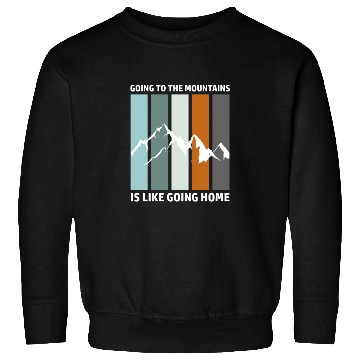 Discover Hiking Snowboarding Skiing Mountains Sweatshirts