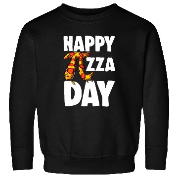Discover pizza day white Sweatshirts