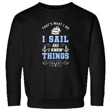Discover Sailing Ship Boat Waves Sweatshirts