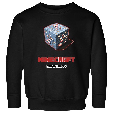 Discover Cube red ore dark - Community Sweatshirts