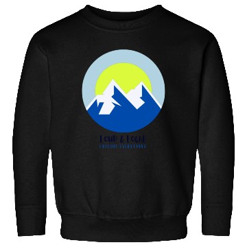 Discover Support Ukraine! Loud Local Blue & Yellow Logo Sweatshirts