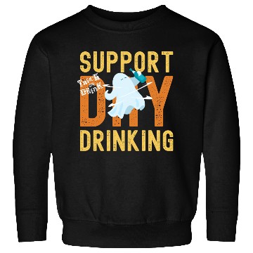 Discover Support Day Drinking Halloween Sweatshirts
