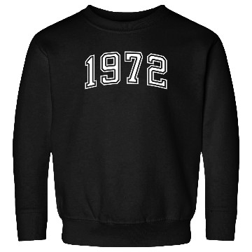 Discover Year 1972 In White Sweatshirts