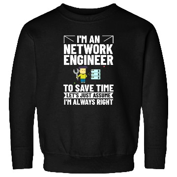 Discover Network Engineer Director Computer Engineering Sweatshirts