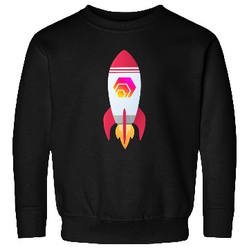 Discover hexagon hex crypto coin Rocket To The Moon Sweatshirts