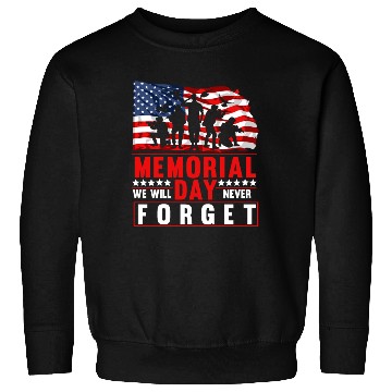 Discover Memorial Day American Flag Soldiers Patriotic US Sweatshirts
