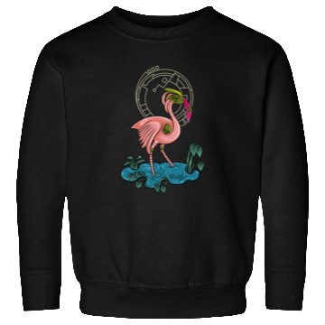 Discover Flamingo mecha robot Sweatshirts