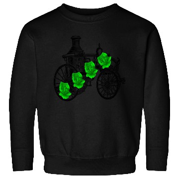Discover Green roses Steam machine Sweatshirts