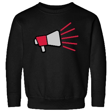 Discover Loud speech icon megaphone Sweatshirts