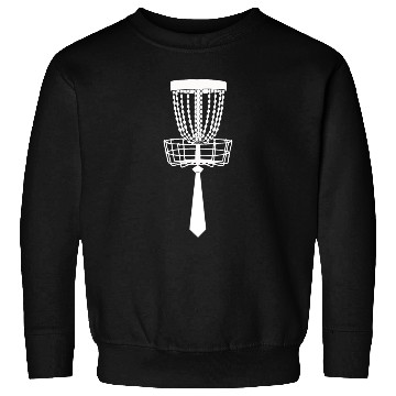 Discover Funny classy disc golf basket with a tie Sweatshirts