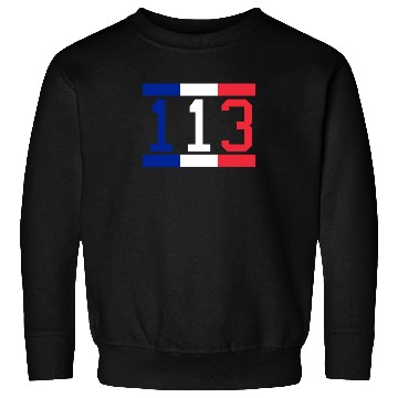 Discover France Flag Number 113 Sweatshirts