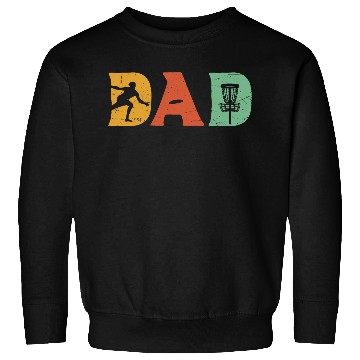 Discover Mens Funny Disc Golf Dad Retro Fathers Day Sweatshirts