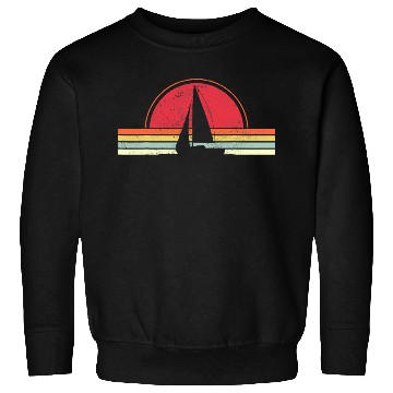 Discover Sailing Vintage Retro Sailboat Boating Boat Sailor Sweatshirts