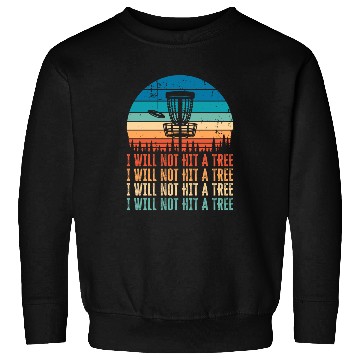 Discover Funny Disc Golf Tree Gift Distressed Vintage Sweatshirts