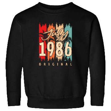 Discover Born July 1986 Sweatshirts