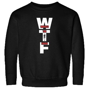 Discover WTF Where's The Finish - Running Runner Sweatshirts