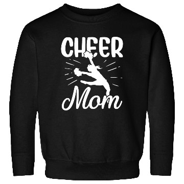 Discover Womens Cheer Mom Gymnastics Cheerleading Mom Squad Sweatshirts