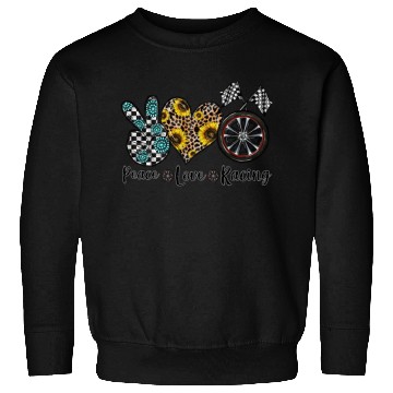 Discover Peace Love Racing Sweatshirts