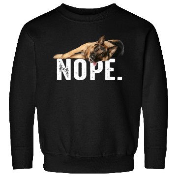 Discover Nope Lazy German Shepherd Dog Lover Gift Sweatshirts