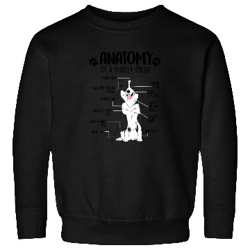 Discover Funny Anatomy Border Collie Dog Lover Sweatshirts
