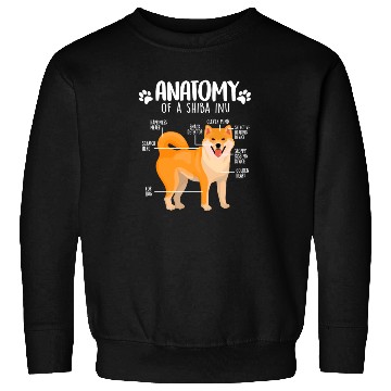Discover Shiba Inu Funny Anatomy Shiba Inu Dog Lover Sweatshirts
